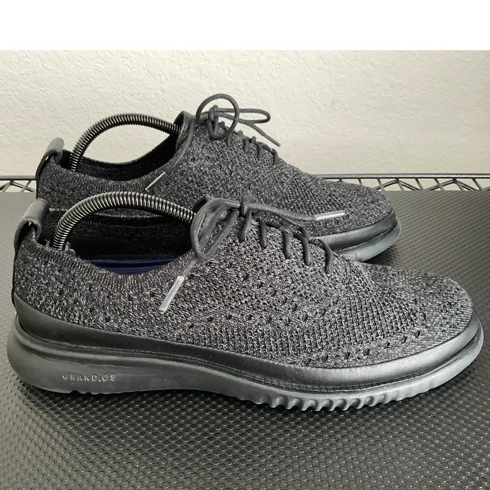 Cole Haan ZEROGRAND Stitchlite Knit Oxford Black Mens 11.5 C24948